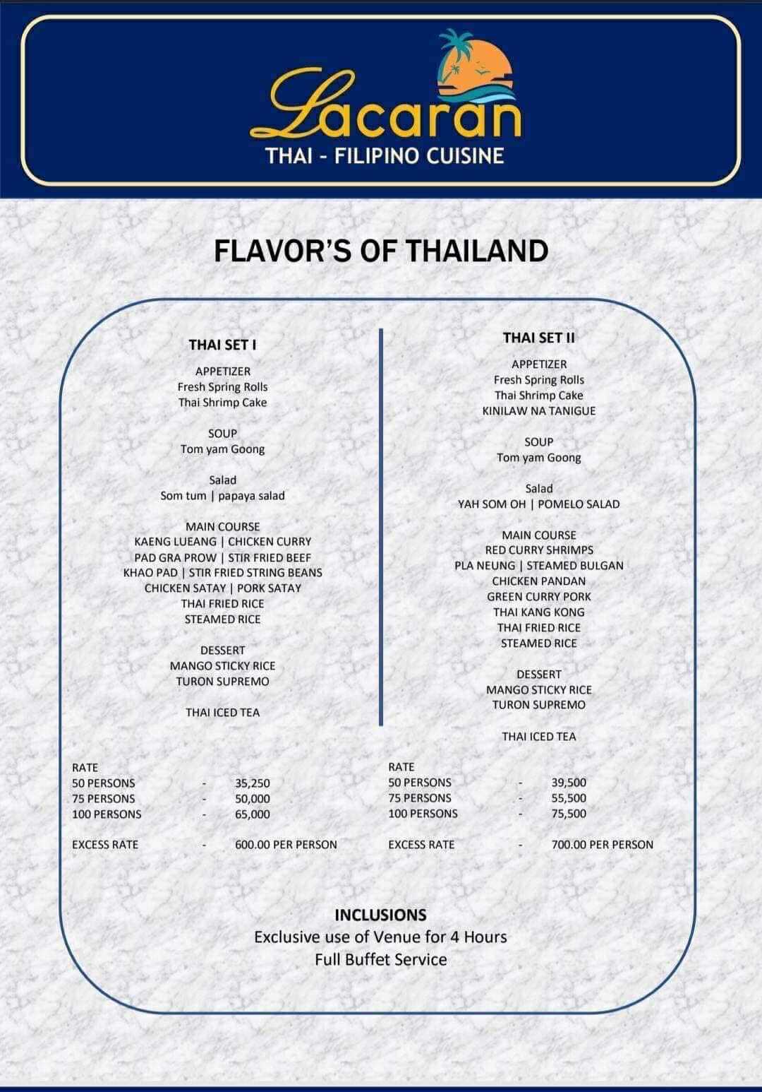 Lacaran Thai-Filipino Restaurant